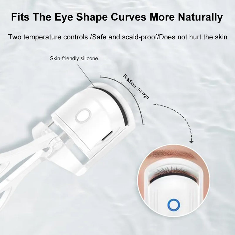 Eyelash Curler Portable Electric Heated Comb Eye Lash