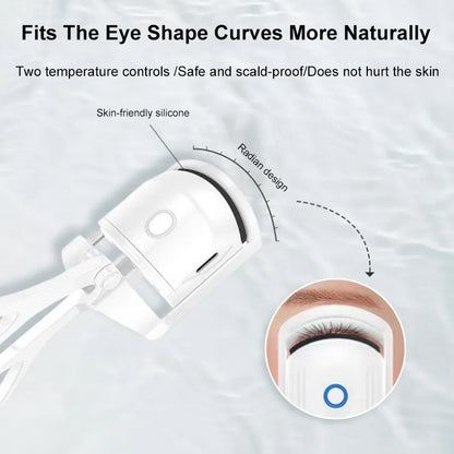 Eyelash Curler Portable Electric Heated Comb Eye Lash